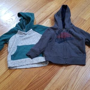 (2) 12 Mo Boy's Sweatshirts